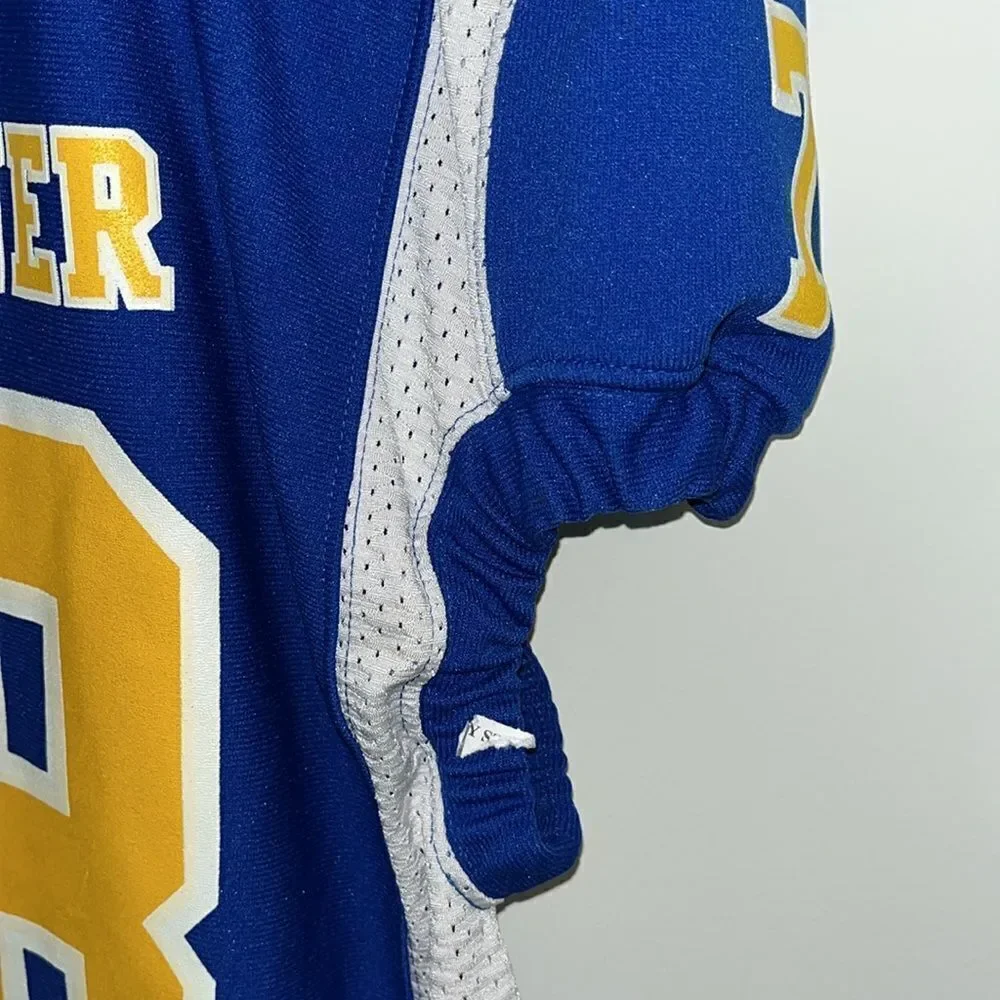 Vintage adidas East Garner High School Trojans game worn football jersey 2XL